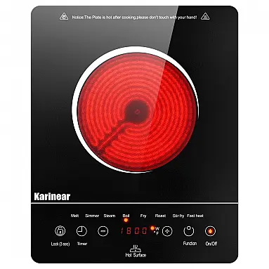 Cooktop Elétrico de Infravermelho Portátil