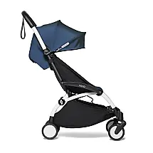 Carrinho de Bebê para Passeio Compacto Leve com Almofada de Assento e Dossel Adequado para crianças de até 22kg, BABYZEN YOYO2, Azul Escuro