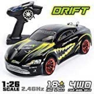 Off Road GPTOYS, Escala 126 2.4 GHz, Controle Remoto, Adulto, Crianças, Preto