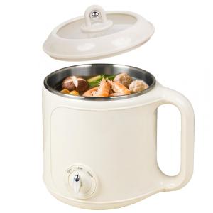 Ksalinameslon Panela Elétrica Multifuncional 2,0L em Aço Inoxidável com Controle Duplo de Temperatura