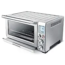 Forno Elétrico de Bancada Inteligente com Visor LCD, 1800W, Aço Inoxidável, 110v, BREVILLE , Prateado