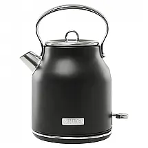 Chaleira Elétrica 1.7L em Aço Inoxidável com Desligamento Automático e Proteção Contra Fervura, 110v, HADEN 75095, Preto