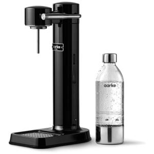 Máquina Sifão para Gaseificar Água com Garrafa de Plástico sem BPA, Aarke, Preta