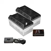 Sistema Eletrônico Umidificador de Charutos Le Veil iCigar Pro para Armário de Charutos (Humidor) Dois Reservatórios + Sensor Externo de