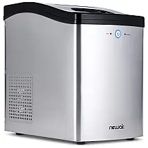 Máquina de Gelo Countertop, Produz 20kg, Dia, 110v, NEWAIR NIM040SS00, Prateado