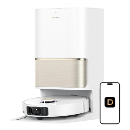 Robô Aspirador e Esfregão Dreame L50 Ultra Branco com Autoesvaziamento, Sucção 19.500Pa e HyperStream DuoBrush 110V