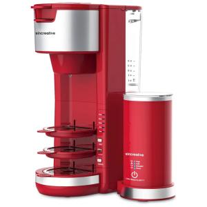 Cafeteira Elétrica Profissional 1.5L, 20 Bar, 1000W, 110v, SINCREATIVE, Vermelho
