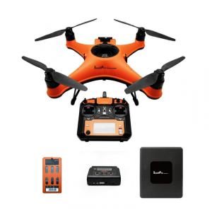 Drone de Pesca SwellPro Laranja e Preto Payload 2,2 kg, Alcance 1,3 km, IP67, Sem Câmera FD1+