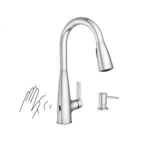Torneira Cozinha com Dispensador de Sabão e Sensor de Movimento, Moen Haelyn 87627EWC, Cromada