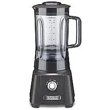 Liquidificador de Bancada, 1,3 Litros com Tampa Medidora, Lâmina em Aço, CUISINART CBT 600GRY, Cinza Escuro