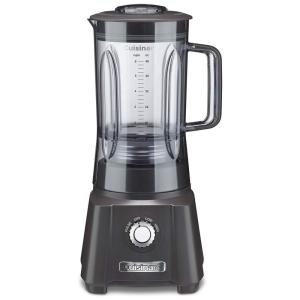 Liquidificador de Bancada, 1,3 Litros com Tampa Medidora, Lâmina em Aço, CUISINART CBT 600GRY, Cinza Escuro
