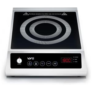 Cooktop Elétrico de Indução Portátil 1 Queimador, 1800W, 110V, VONCI, Prateado