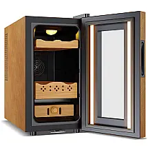 Humidor Elétrico Velieta 25L Marrom com Controle Digital de Temperatura e Umidade 115V