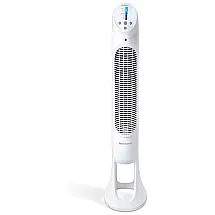 Ventilador de Torre Silencioso com 5 Velocidades, 110V 1500W, Honeywell HYF260, Branco
