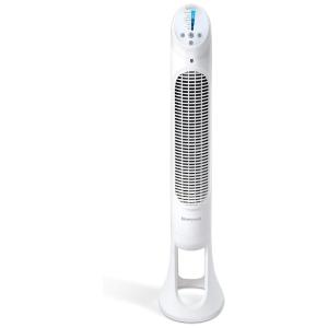 Ventilador de Torre Silencioso com 5 Velocidades, 110V 1500W, Honeywell HYF260, Branco