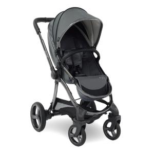 Carrinho de Bebê Completo com Sistema de Viagem e Recursos de Assento, Proteção Contra Insetos e Chuva, EGG, Cinza