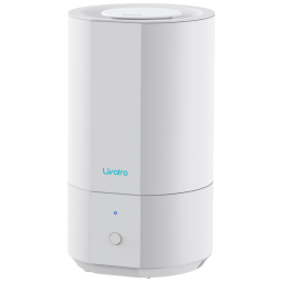 Umidificador Ultrassônico Portátil 4L, com Desligamento Automático, Silencioso, 110v, LIVATRO, Branco