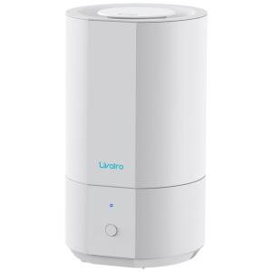 Umidificador Ultrassônico Portátil 4L, com Desligamento Automático, Silencioso, 110v, LIVATRO, Branco