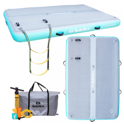 Plataforma Inflável para até 6 Pessoas com Bolsa de Transporte, SOLSTICE 38805, Branco