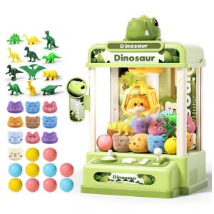 Máquina de Garra Verde STACTCUTE – Vending Machine Infantil com Música, 32 Prêmios, 360° e Acessórios