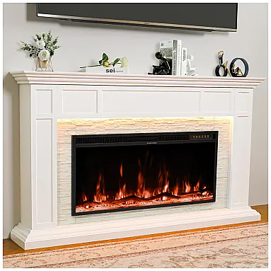 Lareira Elétrica Weyderk 175x28x102cm 1500W