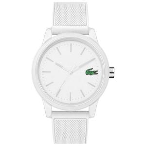 Relógio Masculino de Quartzo, com Pulseira de Silicone, LACOSTE 2010984, Branco