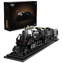 Conjunto de Trenzinho de Brinquedo com 1608 Peças, Vapor e Trilhos para Crianças de 3 a 12 anos, Nifeliz, Preto