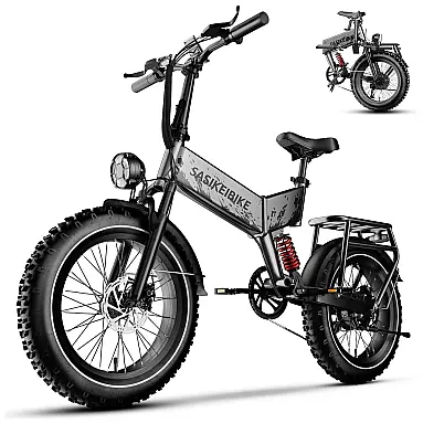 Bicicleta Elétrica Dobrável 750W (Pico
