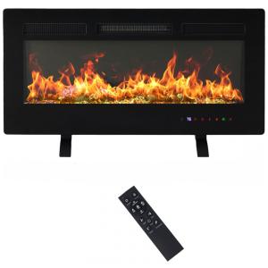 Lareira Elétrica DUMOS de 127 cm - Montagem na Parede, Autônoma ou Embutida - Controle Remoto - Cores de Chama Ajustáveis - Economia de