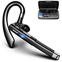 Fone de ouvido sem Fio Headset Bluetooth para Chamadas com Microfone, BOYTOND YYK 520 1, Preto