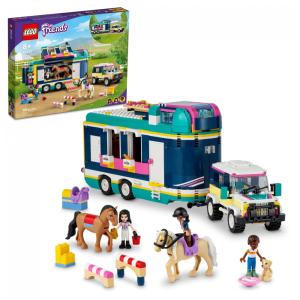 LEGO Friends 6385801 Kit de Construção Trailer Horse Show com 989 Peças para 8 Anos ou mais