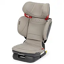 Assento Elevador com Encosto Peg Perego Viaggio Flex 120 Bege Tecnologia 4D Ajuste 18 a 54 kg