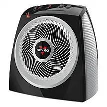 Aquecedor Vornado VH10 Preto Vortex Heat Circulation 2 Niveis Termostato Quarto Sala Silencioso 120V