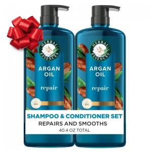 Shampoo e Condicionador 600 ml Natural com Botânicos sem Parabenos e Corantes, HERBAL ESSENCES, Azul