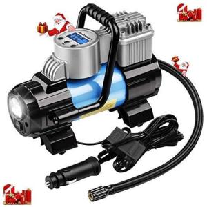 Compressor de Ar Portátil 12V DC 140W 120 PSI Desligamento Automático, AUTOWN 13, Azul
