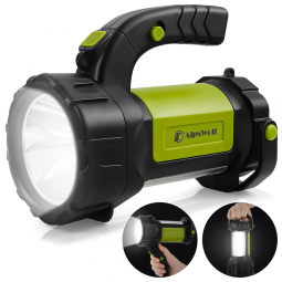 AlpesWolf Lanterna LED Recarregável Portátil com 800 Lúmens de Potência, ALPSWOLF, Verde