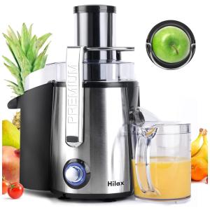 Hilax Centrífuga de Frutas com 2 Velocidades, Aço Inoxidável, 700W, 110V, Cinza