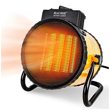 Aquecedor Elétrico Portátil Silencioso, 1500W,