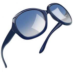 Óculos de Sol Feminino com Proteção UV, Joopin B10, Azul Marinho