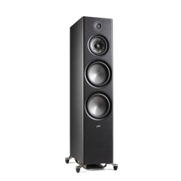 Caixa de som torre Polk Audio Reserve R700 preto para home theater estéreo 300W