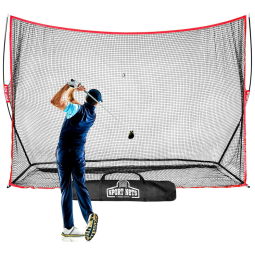 Rede de Golfe Resistente, Área de Impacto Ideal para Prática no Quintal ou Garagem Interna Equipamento Perfeito para Qualquer Golfista
