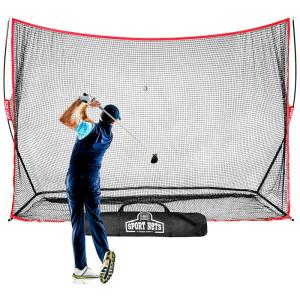 Rede de Golfe Resistente, Área de Impacto Ideal para Prática no Quintal ou Garagem Interna Equipamento Perfeito para Qualquer Golfista