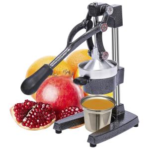 Gowintech Espremedor Manual Profissional, Aço Inoxidável, Preto