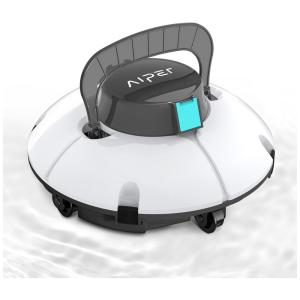 Aspirador Robô sem Fio Automático para Piscinas de até 149 m2 com Motor Triplo Potente, até 90 Min de Ação, AIPER, Branco