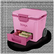 FrostVault 39.19 litros Wheeled geladeira with Dry Zone in Pink