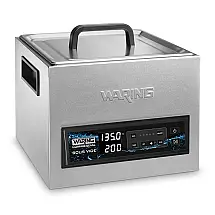 Termo Circulador 16L com Controle de Temperatura, 5 Configurações Programáveis e Plugue de 5 a 15 Fases, 110V 1560W, Waring WSV16, Prata