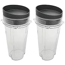 Copo Liquidificador NutriNinja 473ml 2und, WAFJAMF, Preto