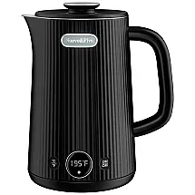 Chaleira Elétrica 1,7 L com Controle de Temperatura Digital, 110V 1200W, Nueve, Preta