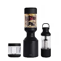 Mini Liquidificador Portátil 1L em Aço Inoxidável, 1000W 110V, Beast, Preto