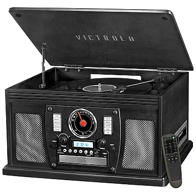 Vitrola Toca Discos Retrô Central